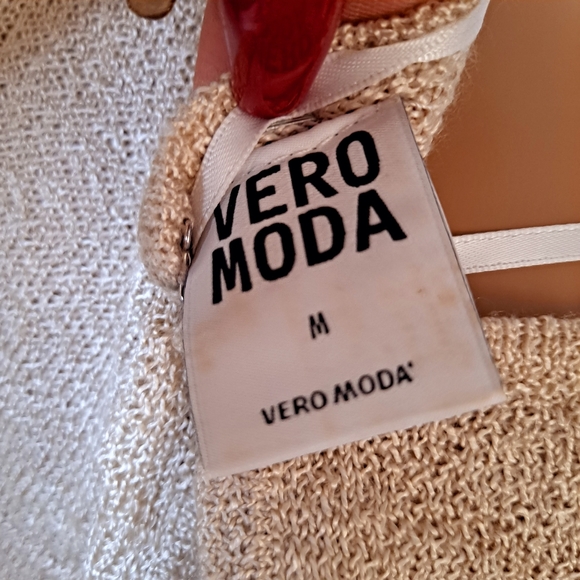 Vero moda knitted satin shirt size M - Picture 5 of 7